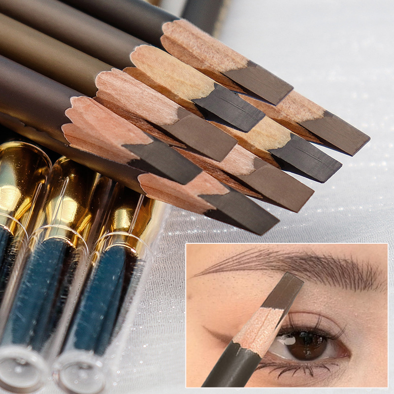 Eyebrow Pomade Pencil - Waterproof Eyebrow Pen with Brush 7