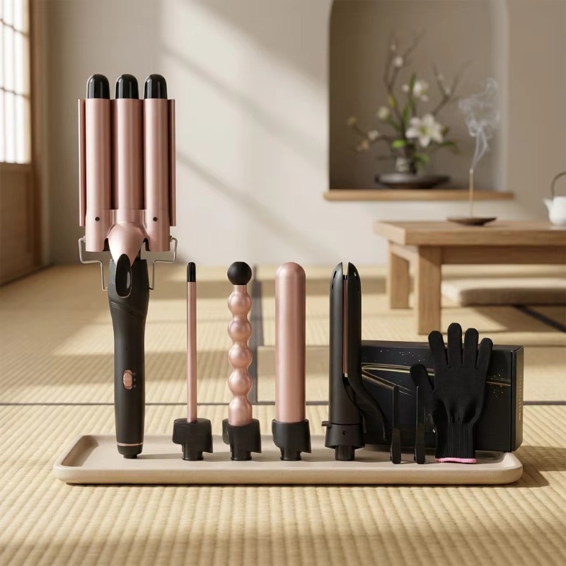 Hair Curling Wand - Luxury 5 In 1 Ceramic Hair