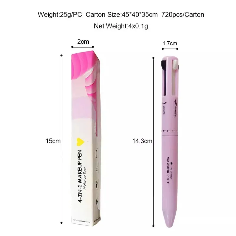 4 In 1 Eyebrow Pencil Lip Line - Beauty Linasi Makeup ulasan dan harga
