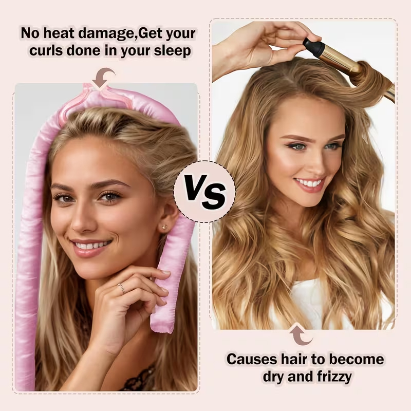 Heatless Curling Rod Headband  - Hair Curling Wand ulasan dan harga