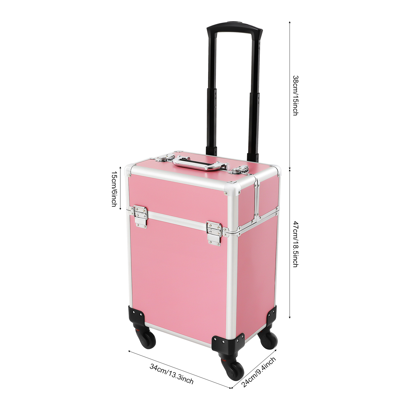 Rolling Makeup Train Case Cosm - Beauty In Makeup ulasan dan harga