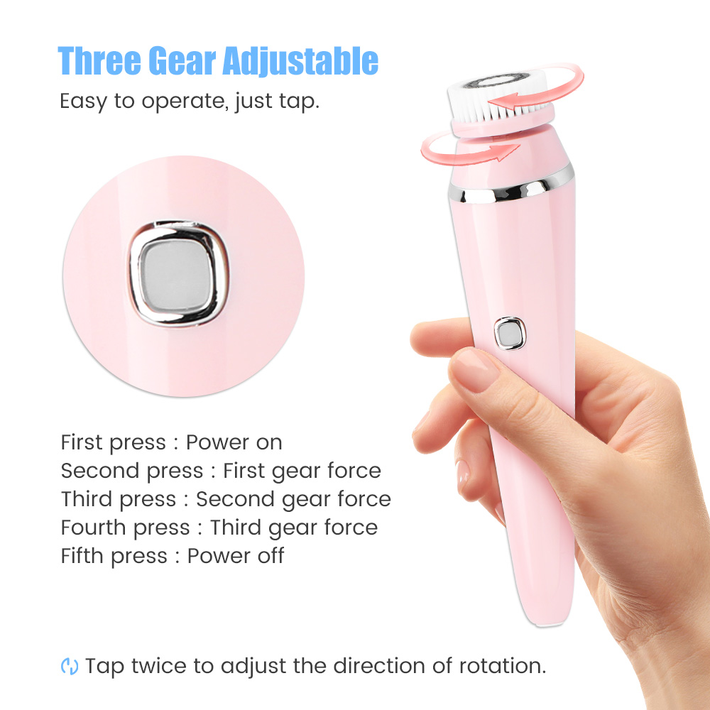 4 in 1 Electric Facial Cleansi - Electric Face Cleanser Brush ulasan dan harga