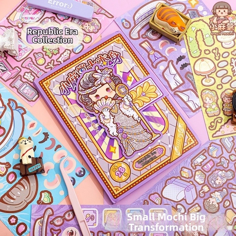 28 Sheets Cartoon Dress-up Sti - Beauty Makeup Design ulasan dan harga