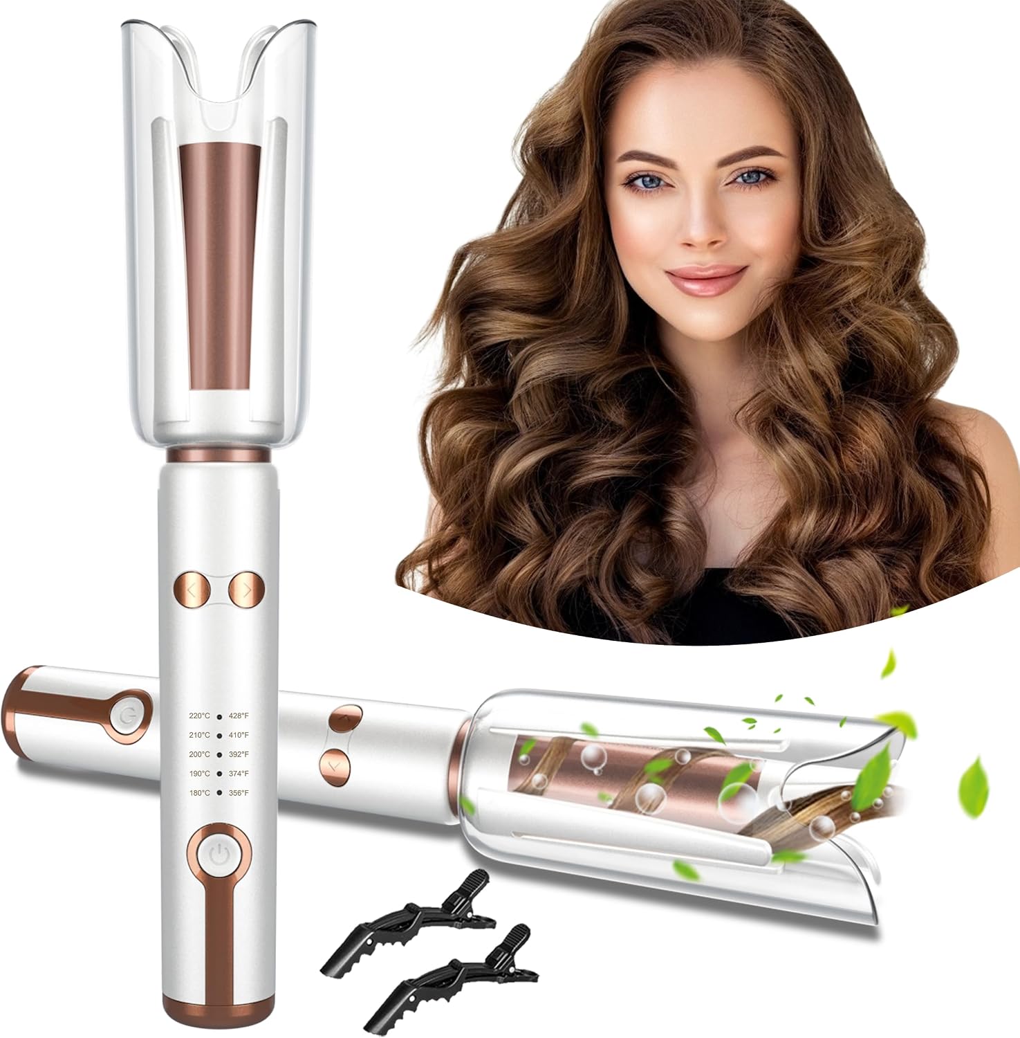 Automatic Rotating Curling Iro - Hair Curling Wand ulasan dan harga