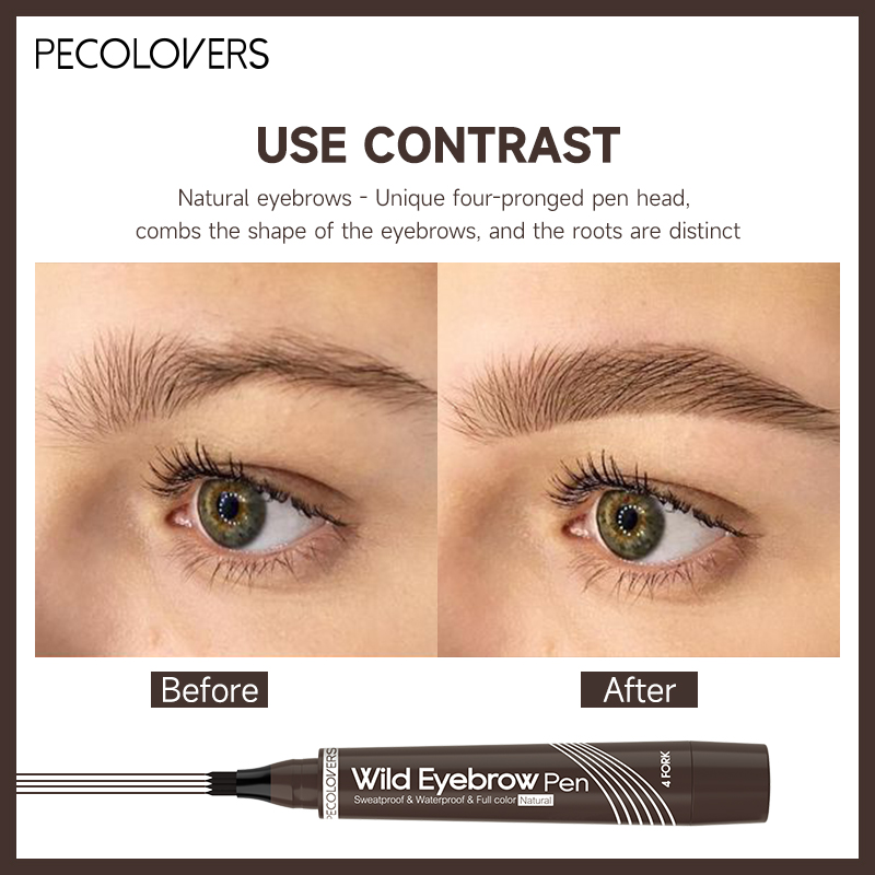 4 Fork Waterproof Eyebrow Penc - Eyebrow Pomade Pencil ulasan dan harga