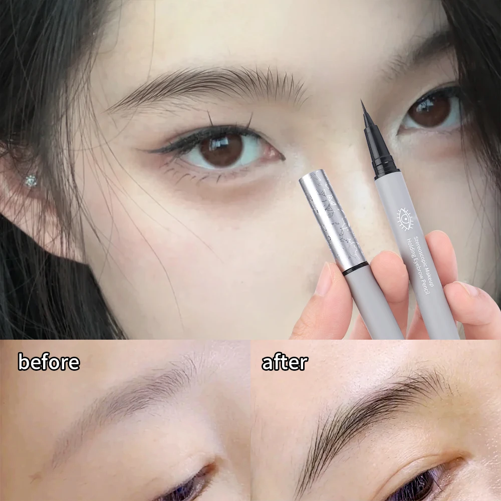 Waterproof Liquid Eyebrow Penc - Eyebrow Pomade Pencil ulasan dan harga
