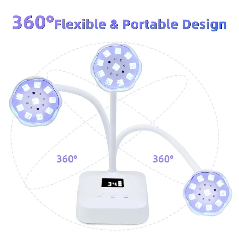 Wireless Nail Lamp LED UV Timi - Uv Nail Lamp ulasan dan harga