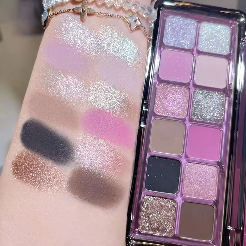 12 Color Eye Shadow Plate Matt - Beauty Book Makeup Kit ulasan dan harga