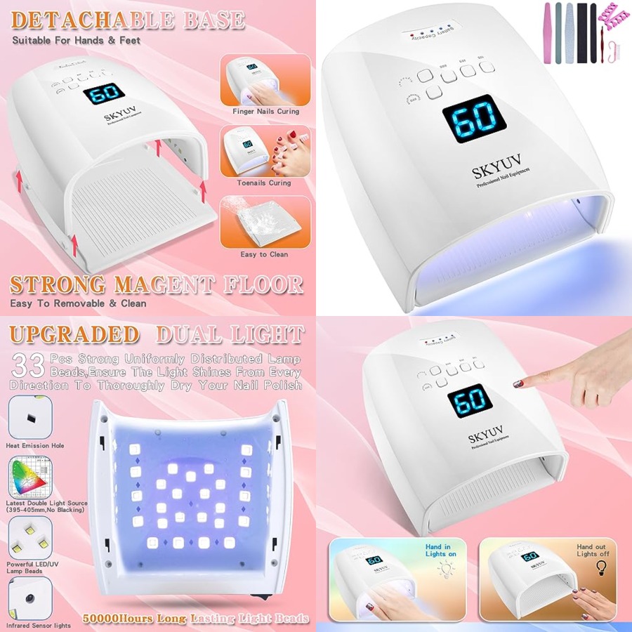 Rechargeable Faster Drying UV  - Uv Nail Lamp ulasan dan harga