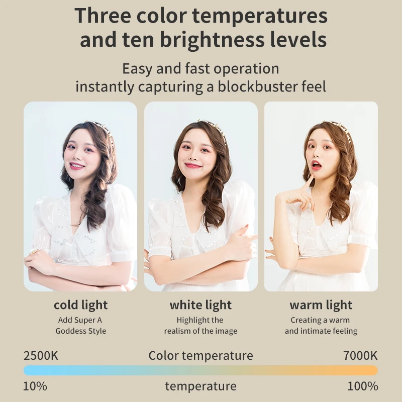 Phone Selfie Light 2700K-6500K - Photo Beauty Makeup ulasan dan harga