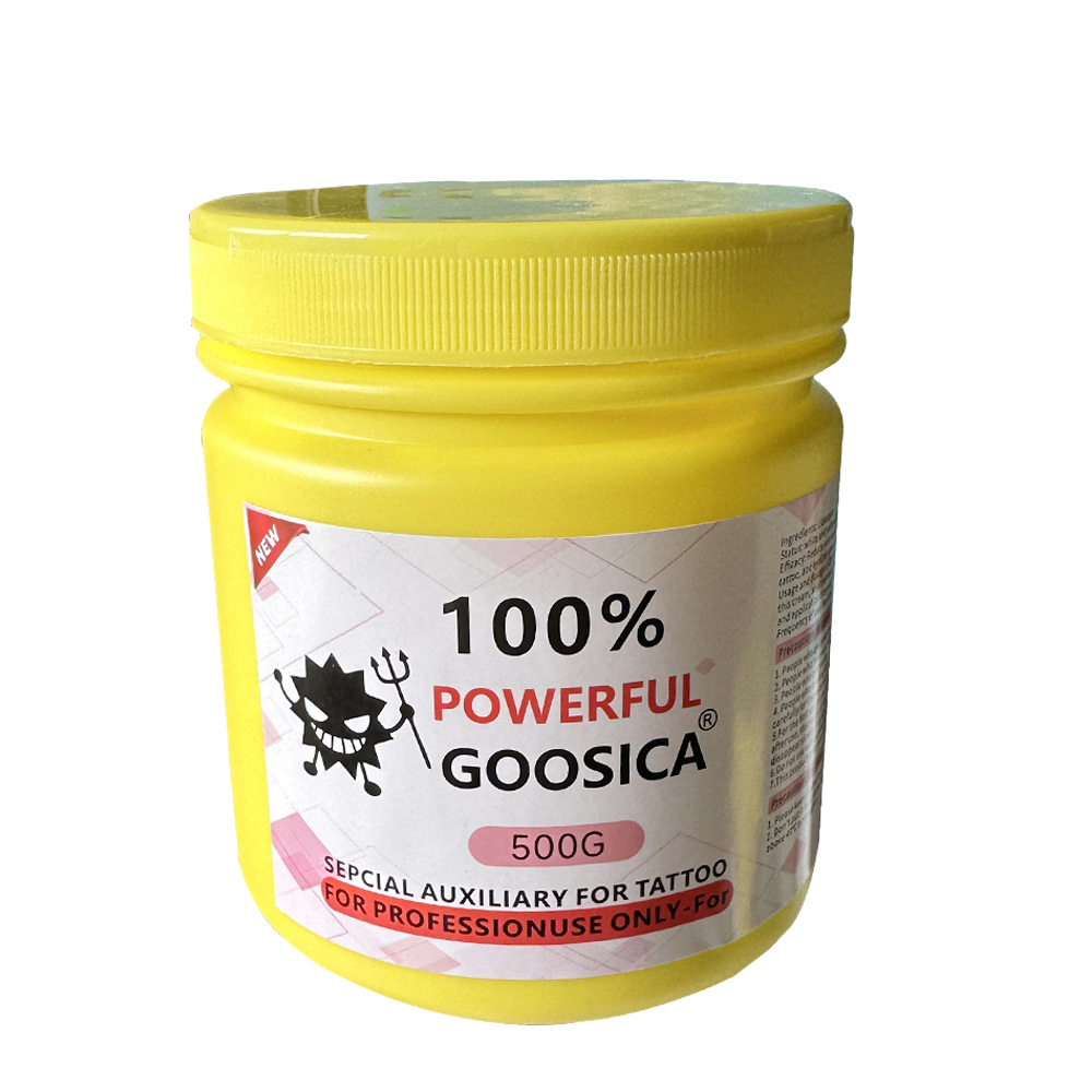 100% Yellow Blue Goosica Tatto - Beauty Linasi Makeup ulasan dan harga