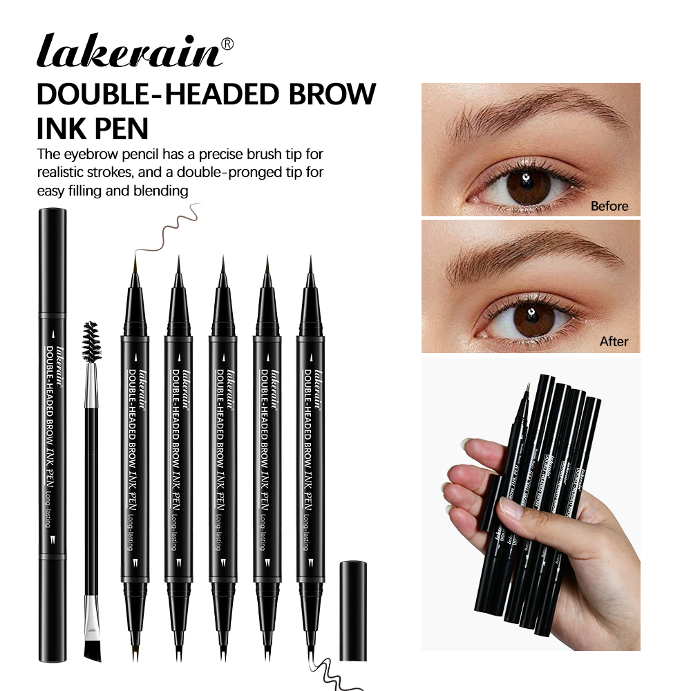 2 Fork Eyebrow Pencil Double-h - Eyebrow Pomade Pencil ulasan dan harga