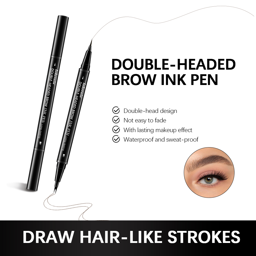 2 Fork Eyebrow Pencil Double-h - Eyebrow Pomade Pencil ulasan dan harga