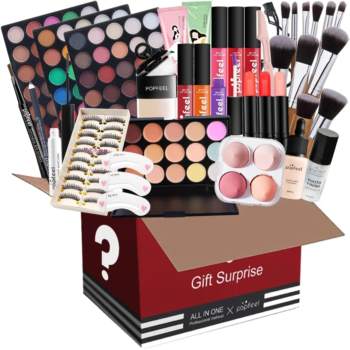 POPFEEL All-in-One Makeup Kit  - Beauty Book Makeup Kit ulasan dan harga