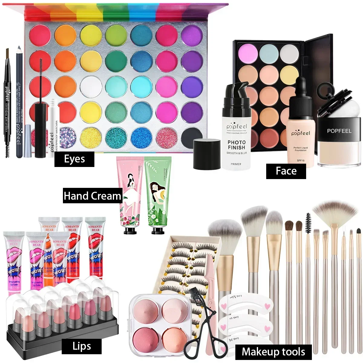 POPFEEL All-in-One Makeup Kit  - Beauty Book Makeup Kit ulasan dan harga
