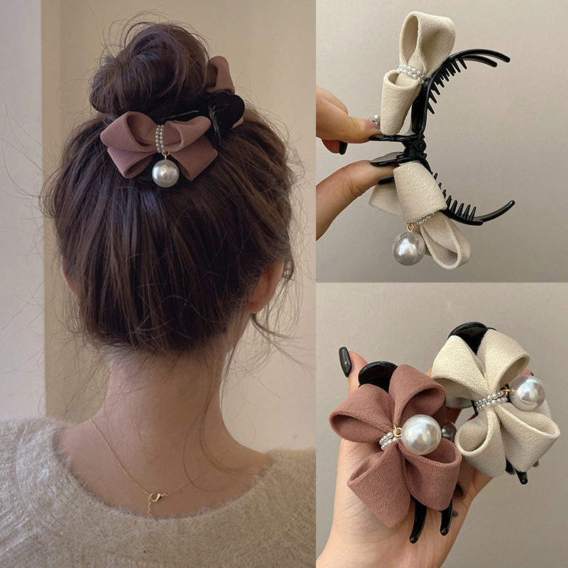 1PC Beautiful New Pearl Bow Ti - Beauty Makeup Wholesale ulasan dan harga