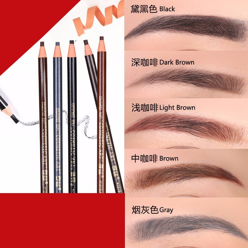 2pcs Waterproof Long Lasting E - Eyebrow Pomade Pencil ulasan dan harga
