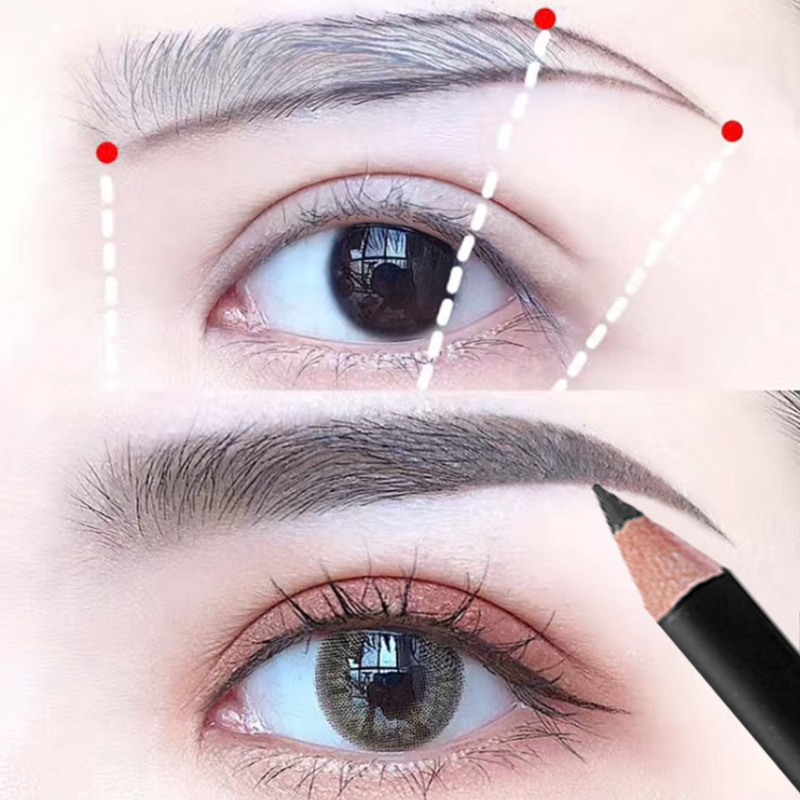 Waterproof Eyebrow Pen with Br - Eyebrow Pomade Pencil ulasan dan harga