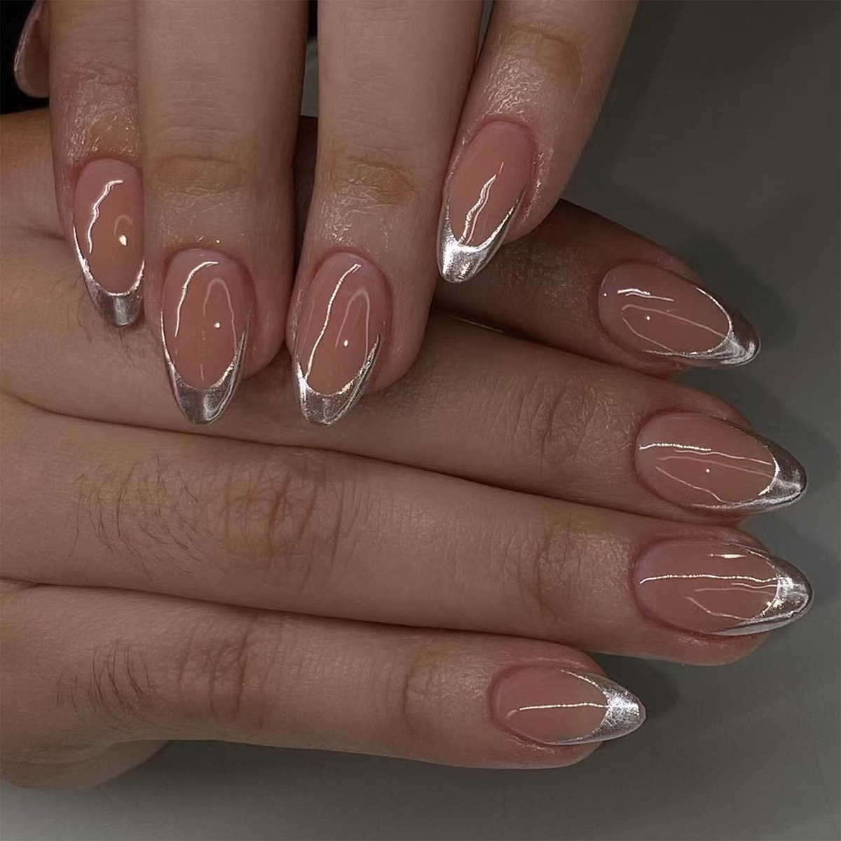 24pcs Simple Green French Fake - Nail Extension Tips ulasan dan harga