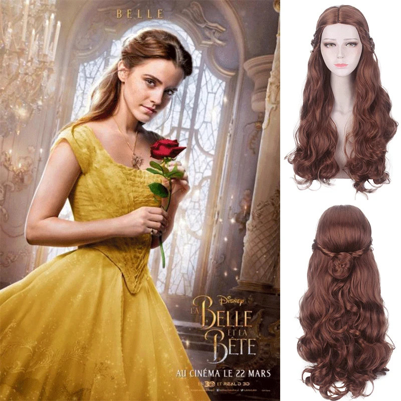 Beauty and Beast Cosplay Wig B - Beauty Makeup Wholesale ulasan dan harga