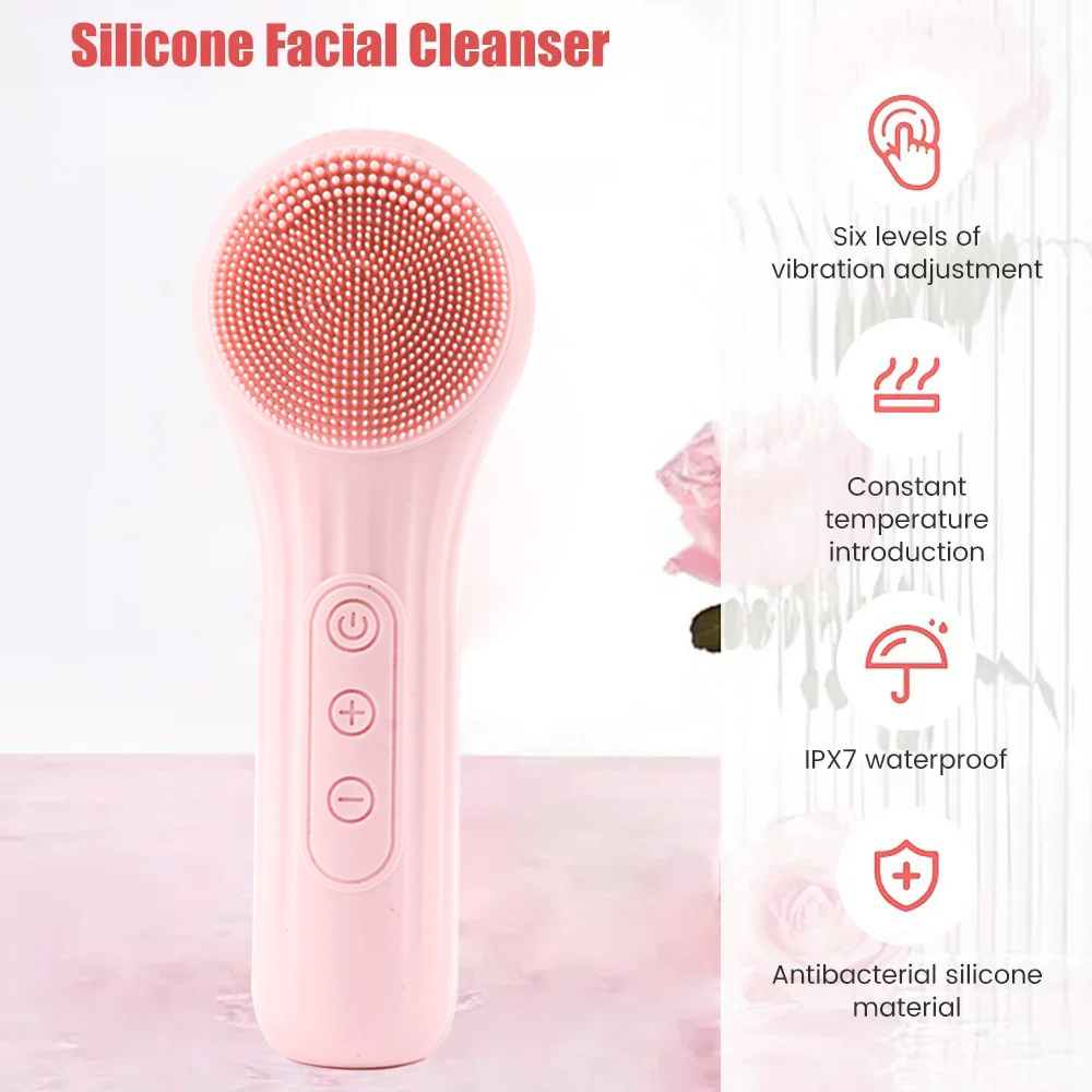 Ultrasonic Vibration Cleanser  - Electric Face Cleanser Brush ulasan dan harga