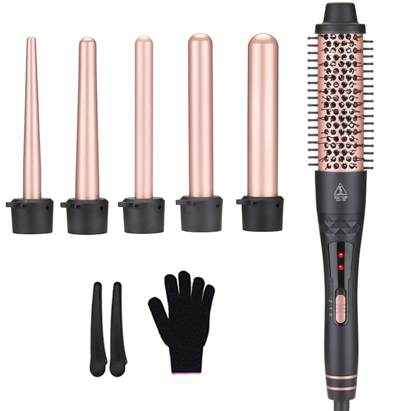 5 in 1 Interchangeable Curling - Hair Curling Wand ulasan dan harga