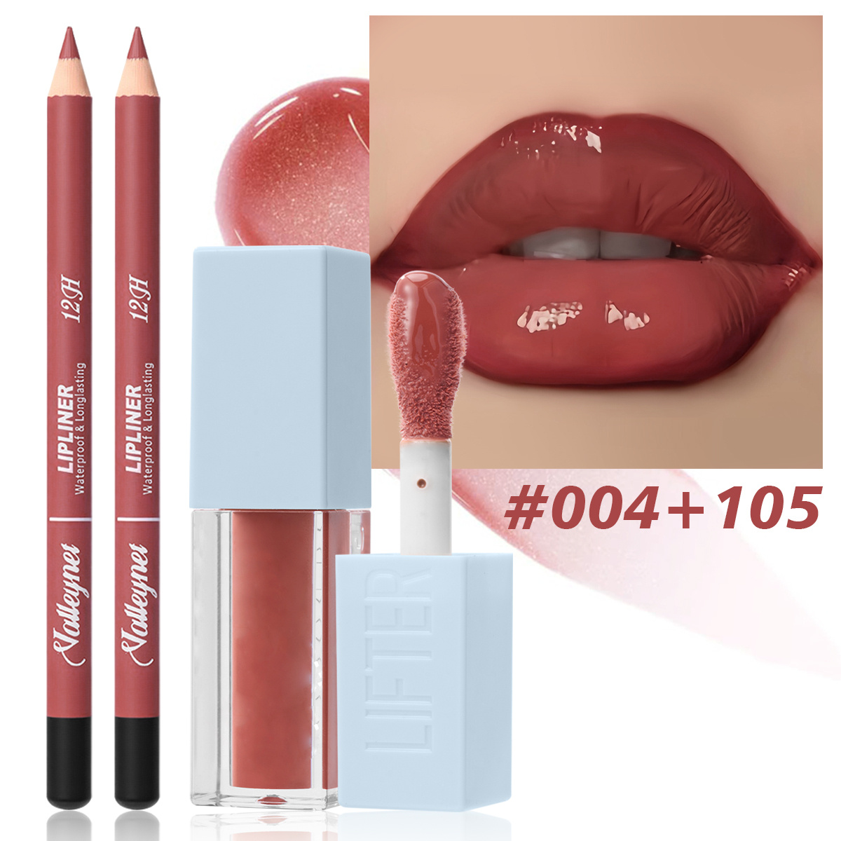 2Pcs/Set Lipliner + Lip Oil Ma - Beauty Linasi Makeup ulasan dan harga