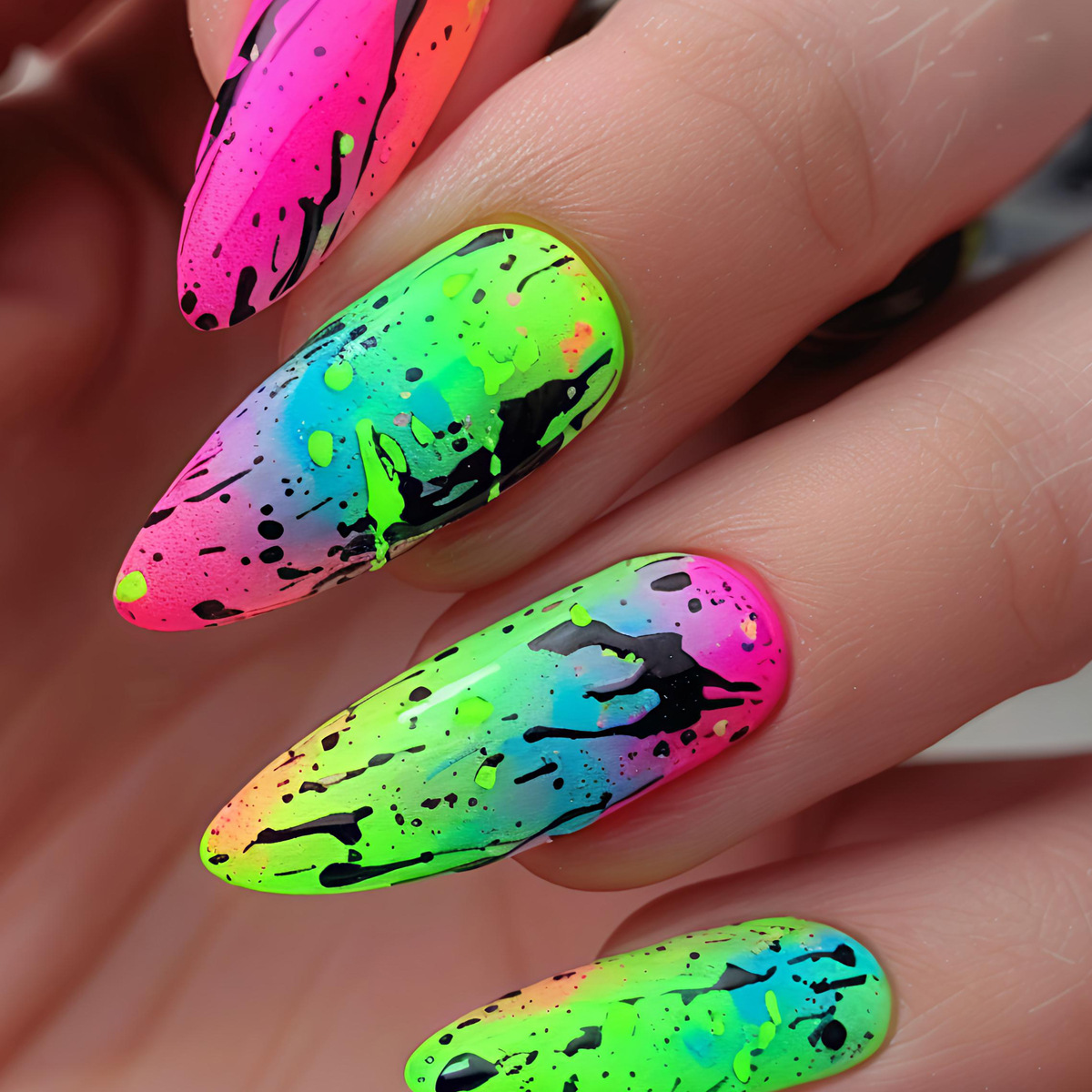 24pcs/set Short Medium Long Fa - Nail Extension Tips ulasan dan harga