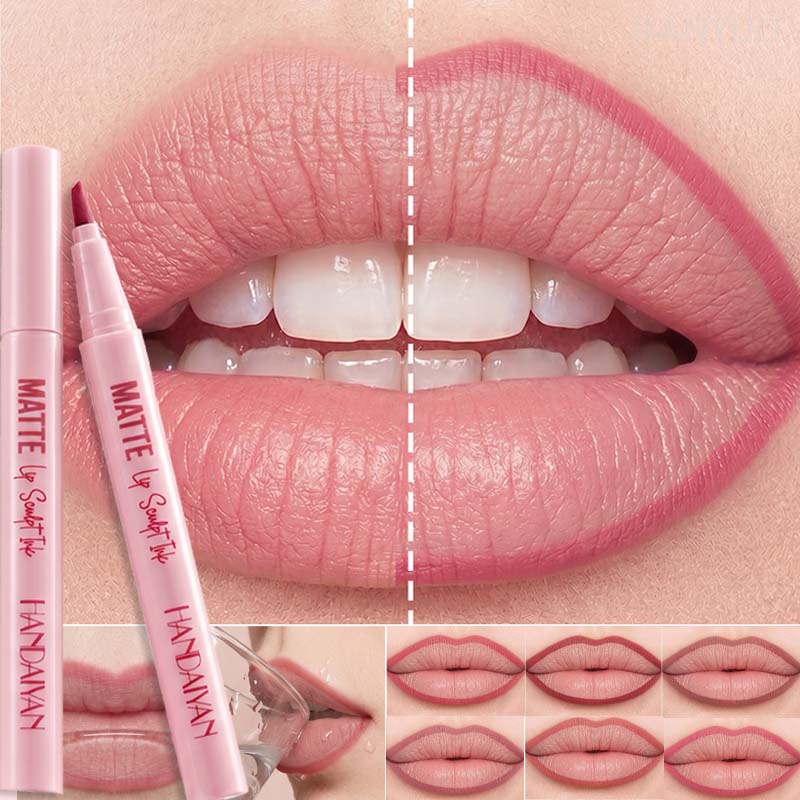 6 Colors Lip Liner Pen Long-La - Beauty Linasi Makeup ulasan dan harga
