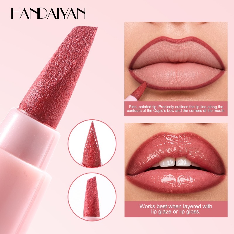 6 Colors Lip Liner Pen Long-La - Beauty Linasi Makeup ulasan dan harga