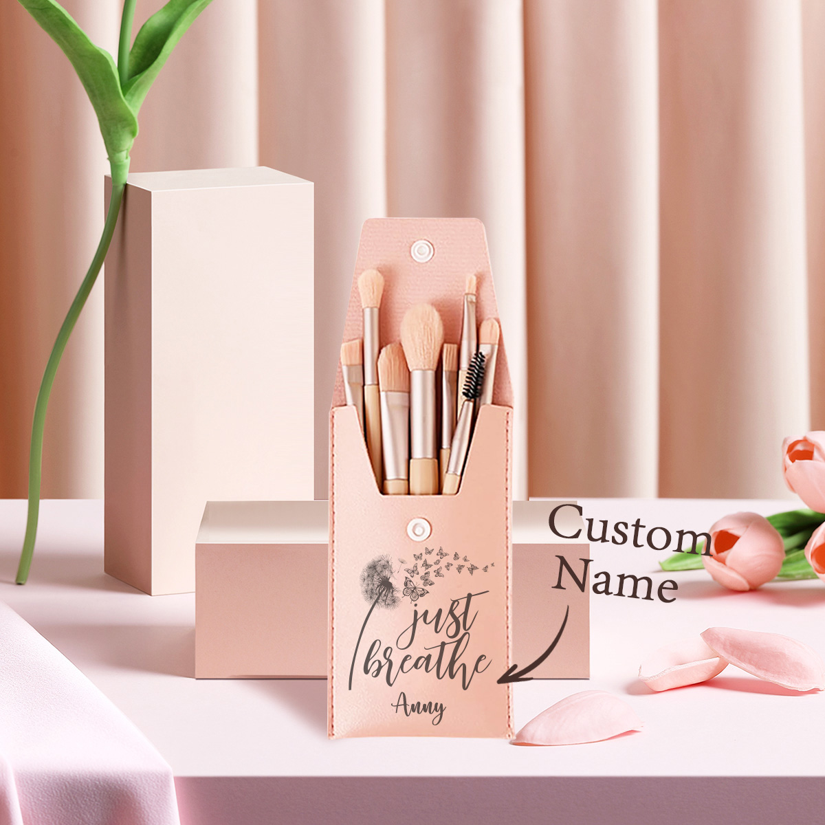 1pc Custom Name Makeup Brush,  - Beauty Makeup Design ulasan dan harga