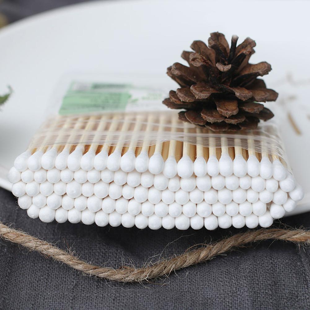 10/100pcs Disposable Cotton Sw - Beauty In Makeup ulasan dan harga
