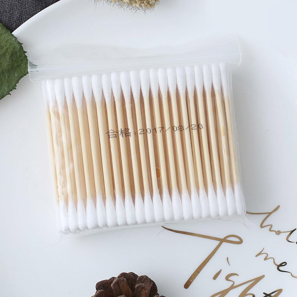 10/100pcs Disposable Cotton Sw - Beauty In Makeup ulasan dan harga