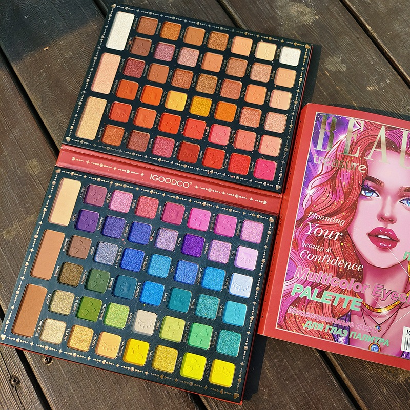 90 Matte Eyeshadow Palette Shi - Beauty Book Makeup Kit ulasan dan harga