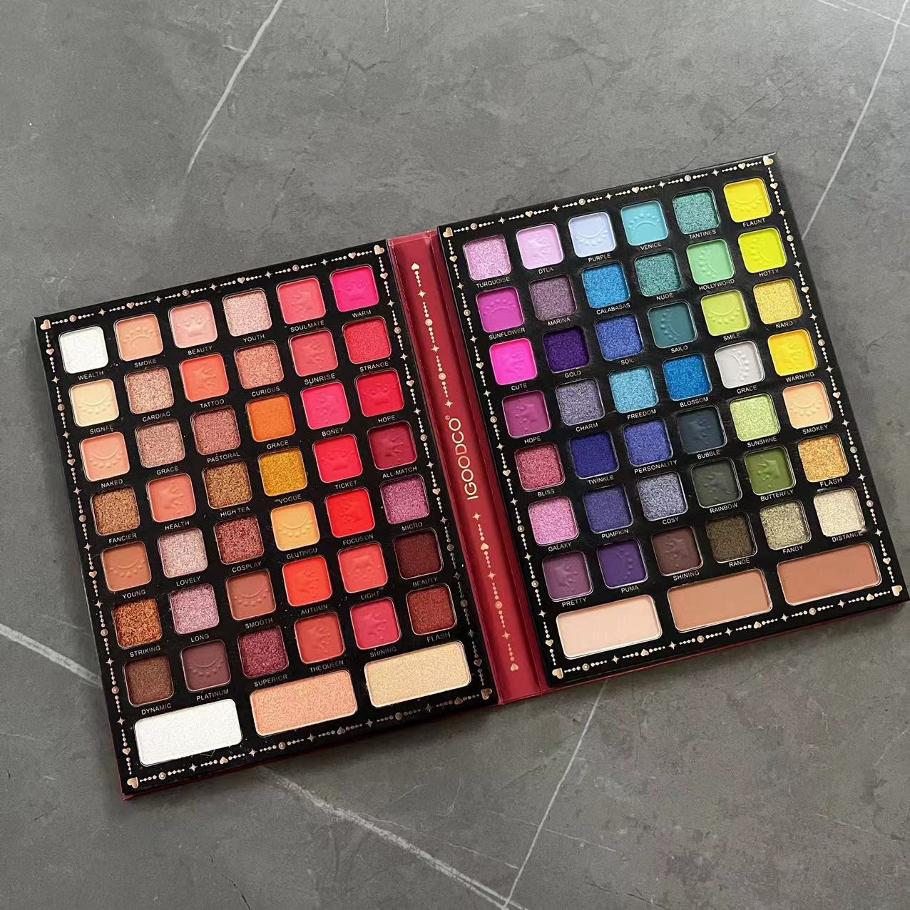 90 Matte Eyeshadow Palette Shi - Beauty Book Makeup Kit ulasan dan harga