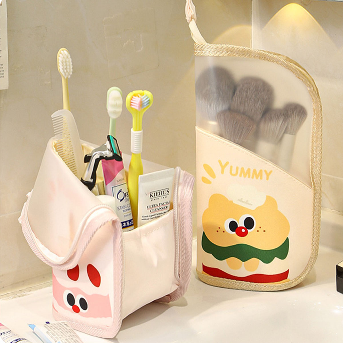 1Pcs Cosmetic Bag Travel Stand - Beauty Makeup Wholesale ulasan dan harga