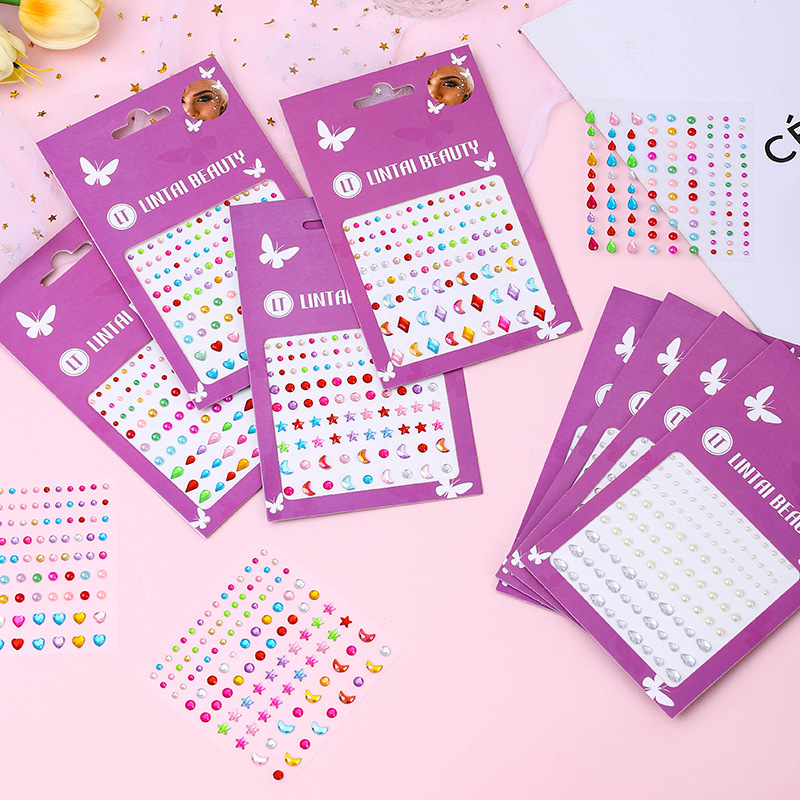 Hot Selling Face Gems Stickers - Beauty In Makeup ulasan dan harga