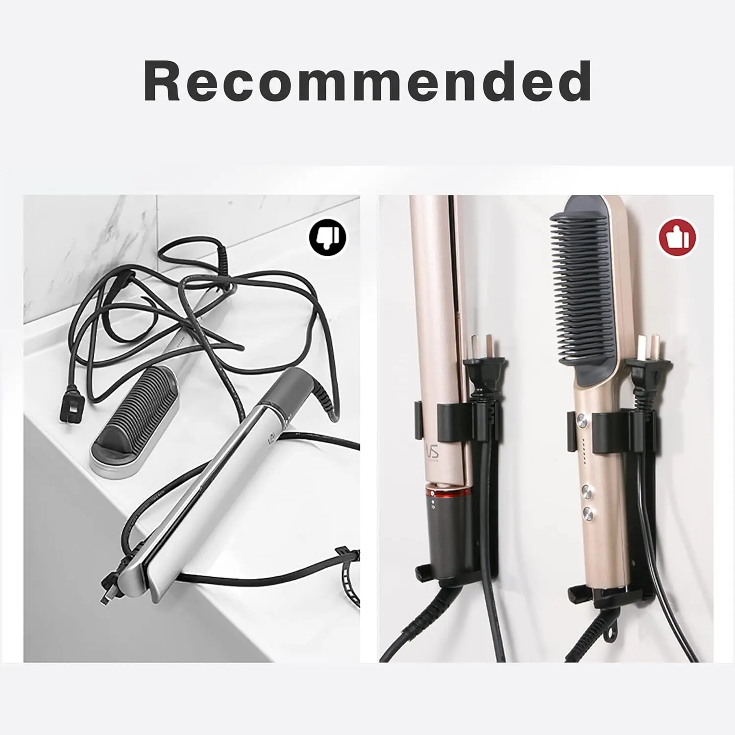 Wall-Mount Holder for Dyson Ai - Hair Curling Wand ulasan dan harga