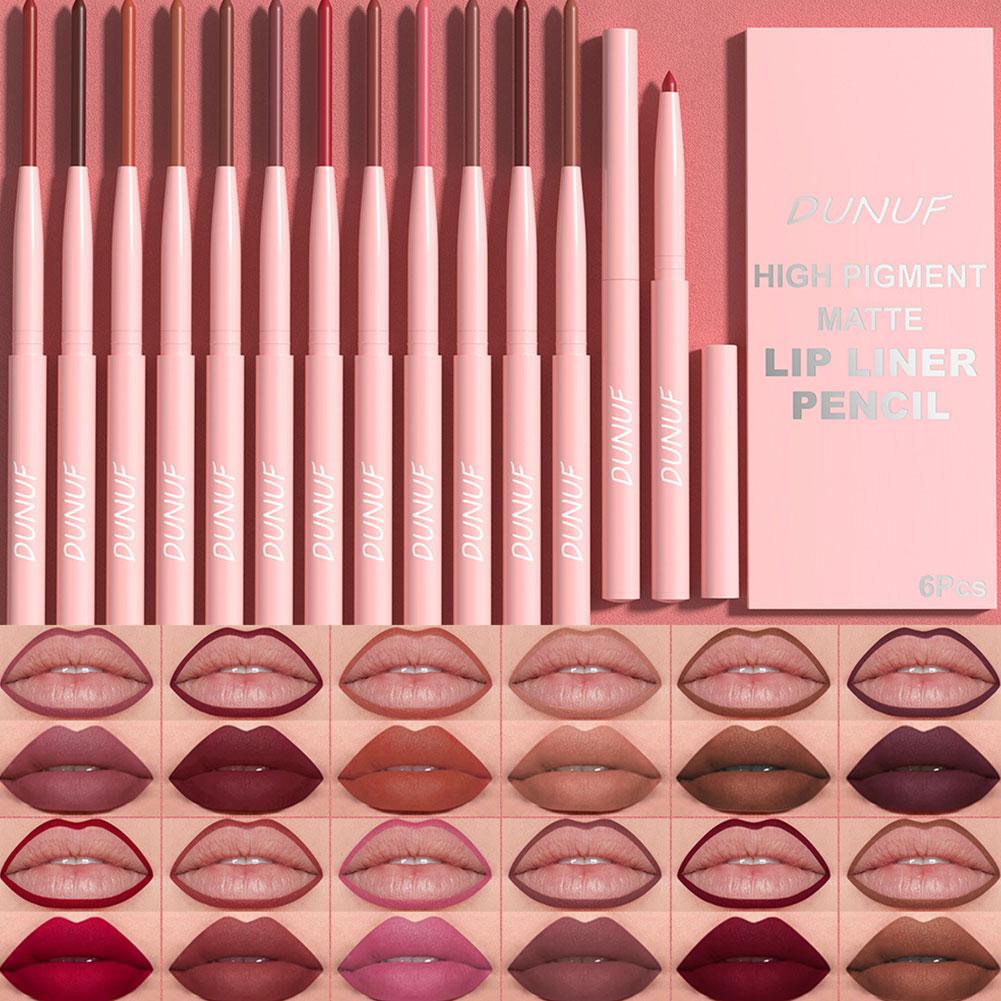 6 Color Lip Liner Pen Set ,Wat - Beauty Linasi Makeup ulasan dan harga
