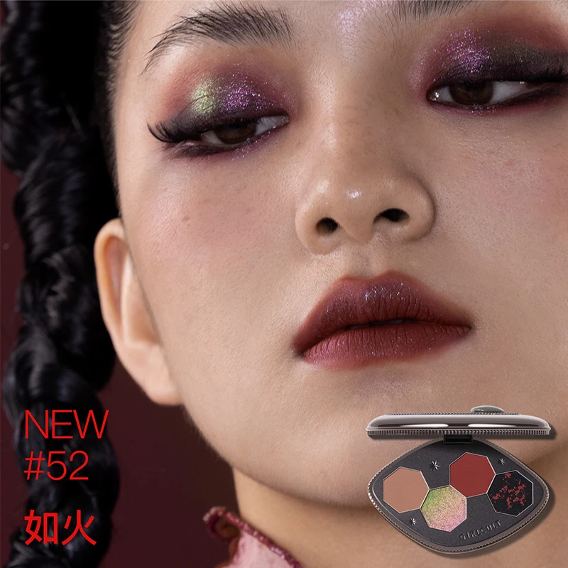 Girlcult 4 Color Eyeshadow Pal - Beauty Book Makeup Kit ulasan dan harga