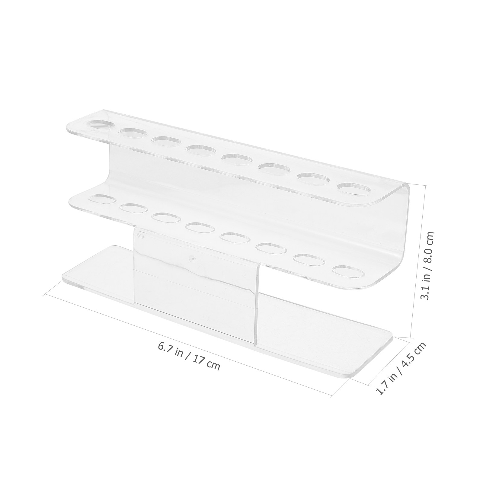 8 Hole Acrylic Tweezers Holder - Beauty Makeup Design ulasan dan harga