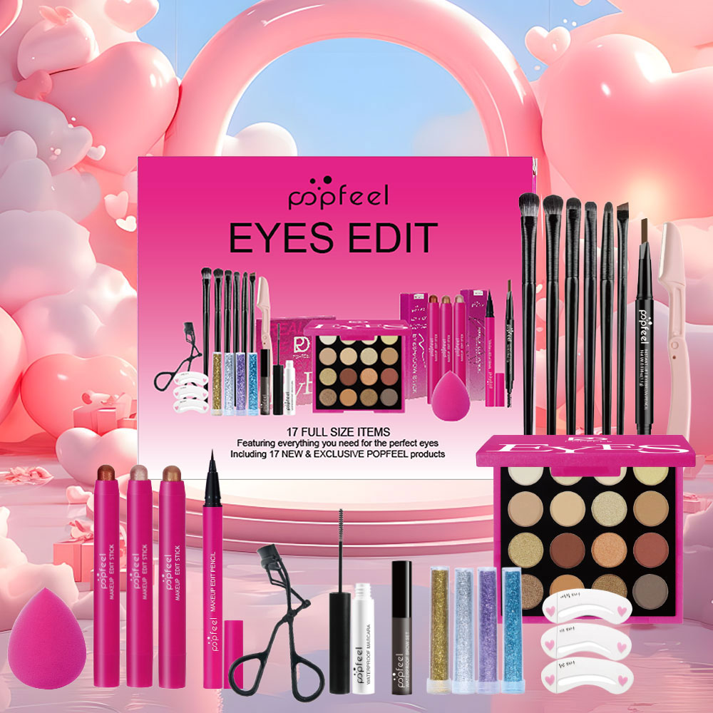 POPFEEL 22-Piece Eye Makeup Se - Beauty Book Makeup Kit ulasan dan harga