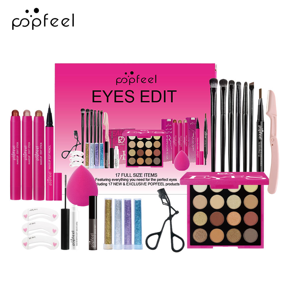 POPFEEL 22-Piece Eye Makeup Se - Beauty Book Makeup Kit ulasan dan harga