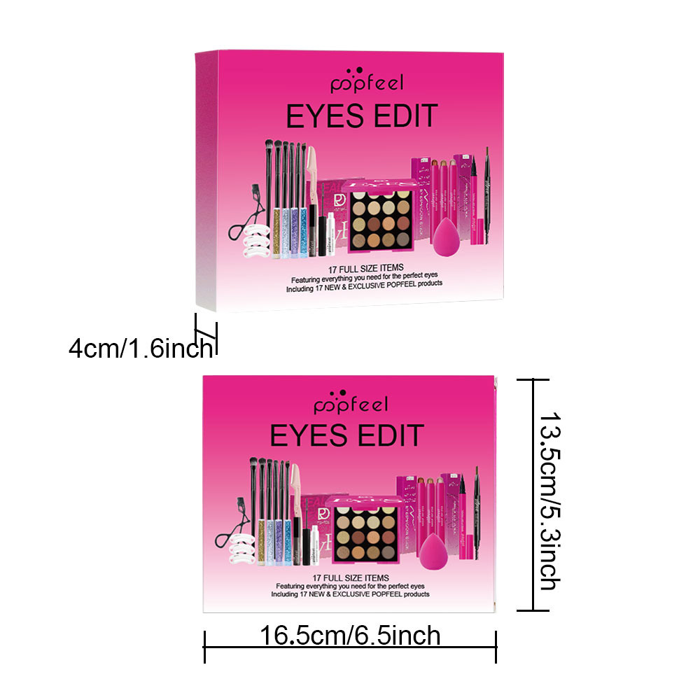 POPFEEL 22-Piece Eye Makeup Se - Beauty Book Makeup Kit ulasan dan harga