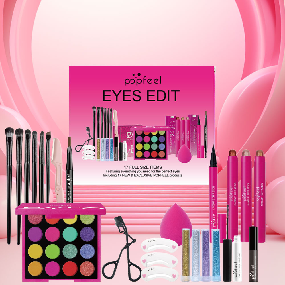 POPFEEL 22-Piece Eye Makeup Se - Beauty Book Makeup Kit ulasan dan harga