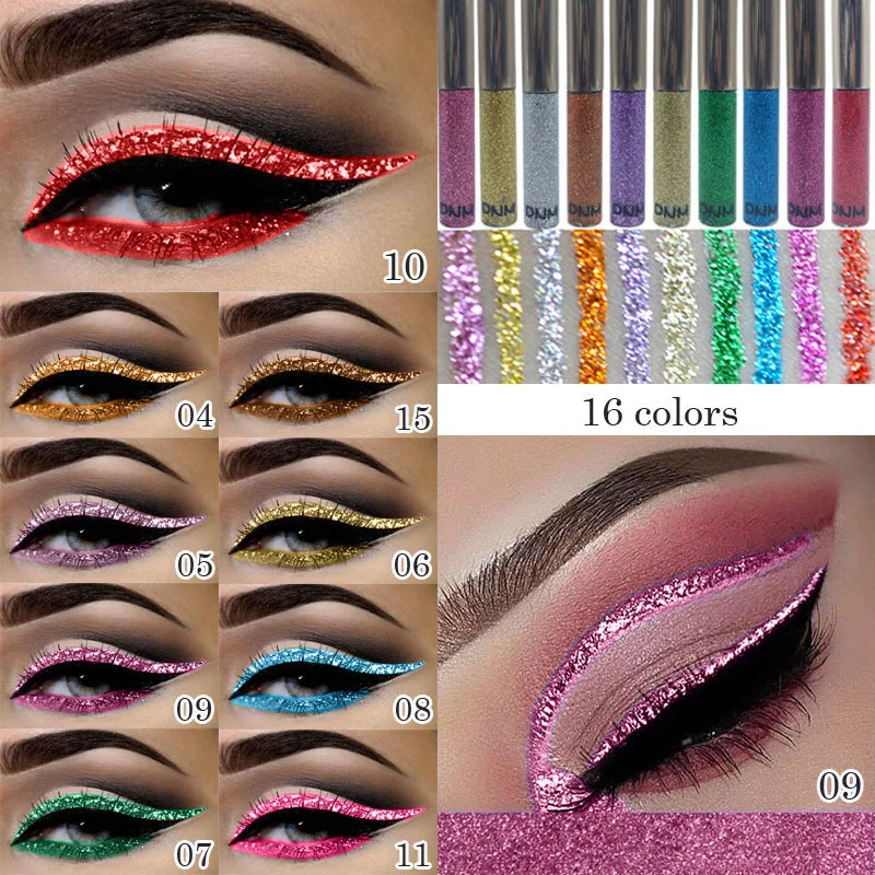 16 Colors Diamond Liquid Eyeli - Beauty Linasi Makeup ulasan dan harga