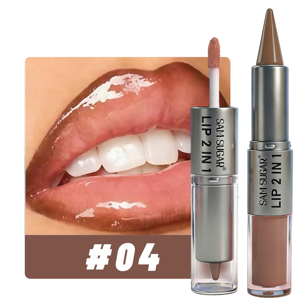 2 in 1 Lip Liner & Lip Gloss,  - Lip Gloss Plumping ulasan dan harga