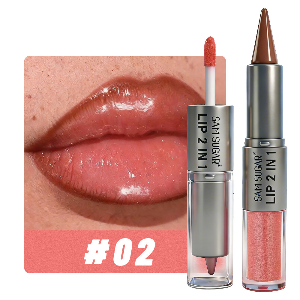 2 in 1 Lip Liner & Lip Gloss,  - Lip Gloss Plumping ulasan dan harga