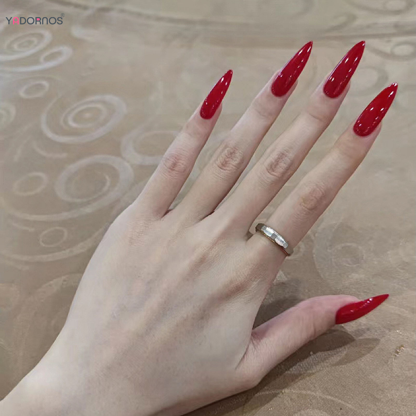 Long Stiletto Fake Nails Chine - Nail Extension Tips ulasan dan harga