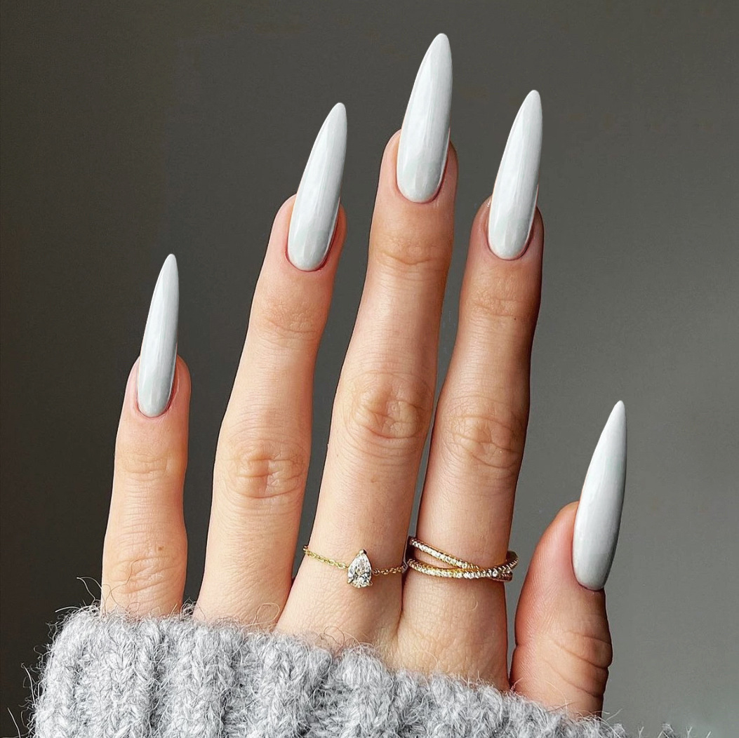 Long Stiletto Fake Nails Chine - Nail Extension Tips ulasan dan harga